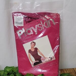 Danskin. Vintage Playskin Leotard. Woodrose. Size Medium. NWT